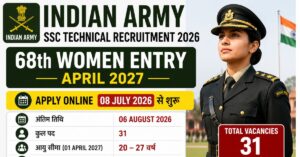 Indian Army SSC Technical Recruitment 2026