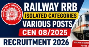Railway RRB Isolated Categories