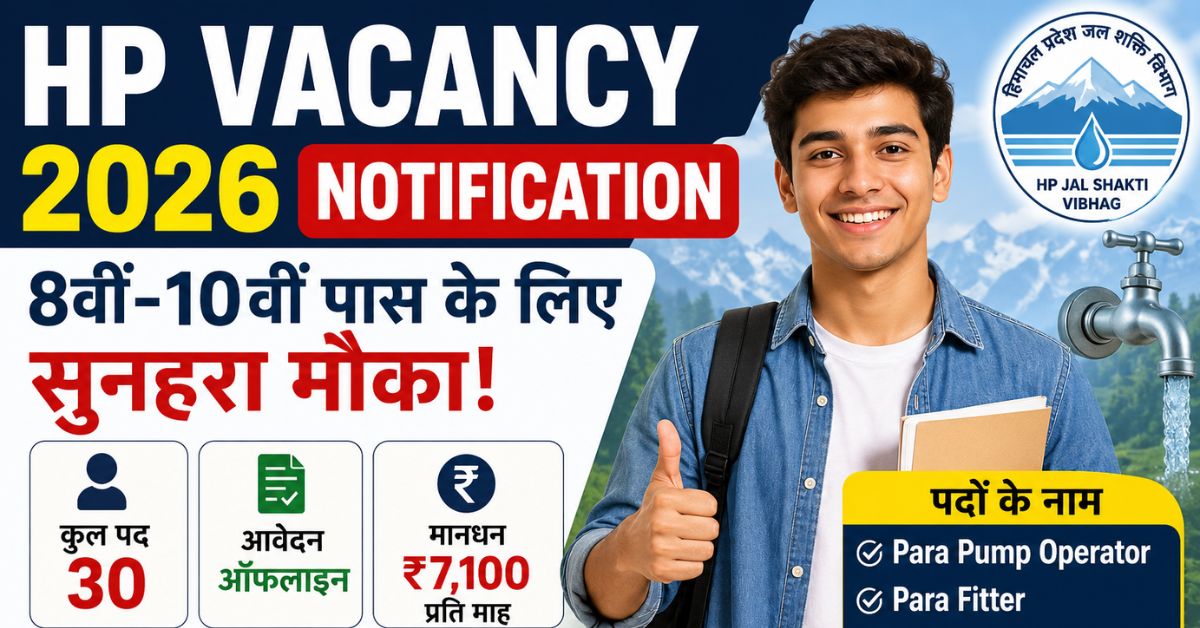 HP Vacancy 2026 Notification