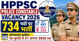 HPPSC Police Constable Vacancy 2026